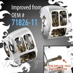 Vawik Chrome Switch Housing Replacement Kit OEM#71826-11 Fits Harley '12 Dyna. Fixed Price $56.60.