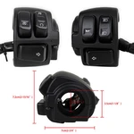 1" Handlebar Control Switches + Wiring Harness For Harley Sportster Dyna Softail. Fixed Price $38.18.