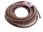 8MM Cloth Spark Plug Wire Brown With Black Tracers 25 Feet Woven Spiral Core. Fixed Price $69.95.