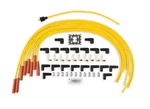 Accel 4040 Spark Plug Wire Set - 8MM Yellow With Orange Straight Boots. Fixed Price $38.91.