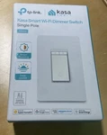 Kasa Smart Wi-fi Dimmer Switch (KS220), Single Pole Neutral Wire Required. Fixed Price $15.00.