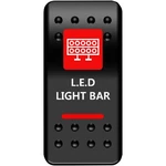 Moose Offroad Rocker Switch Lightbar Red 2106-0446. Fixed Price $26.52.