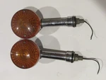 Suzuki Turn Signal 35600-29970 GS550 GS750 GS1000 Indicator Light Chrome Pair. Fixed Price $20.00.