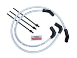 White Silicone 10MM Spark Plug Wires Harley H-d Flht Flhr Fltr 2009-2015. Fixed Price $32.99.