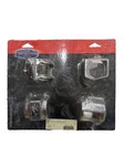 Kuryakyn 9124 Chrome Handlebar Control Covers New (set) Vtx 1800 Motorcycle. Fixed Price $59.00.
