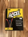 New Accel Super Stock Spark Plug Wire Set 4040 Yellow Universal Straight Boot 8M. Fixed Price $27.50.