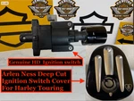 14-25 Oem Harley Ignition Switch & Lock Knob Arlin Ness Defiance Deep Cut Cover. Fixed Price $199.95.