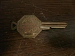 1 Pre Cut Fp Series Mg Crested Brass Key New Old Stock. Fixed Price $13.95.