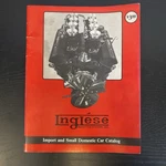 Ingiese Weber Carburetor Import And Small Domestic Catalog. Fixed Price $19.99.