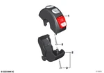 Oem Bmw 61318546168 Combination Switch Right Fits 09-14 S1000RR And K1600GT. Fixed Price $299.00.