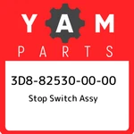 3D8-82530-00-00 Yamaha Stop Switch Assy 3D8825300000, New Genuine Oem Part. Fixed Price $41.45.