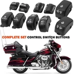Black Hand Control Switch Button Caps Fit For Harley Touring Flhtcu Flhtk 96-13. Fixed Price $15.95.
