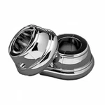Arlen Ness Chrome Billet Single Throttle Housing, Radius Design 20-283. Fixed Price $41.97.