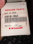Kawasaki ZX400L5 ZXR400 1995 Brake Rod 43010-1062 (mixed Box 203). Fixed Price $53.77.