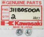 2 Nos Genuine Kawasaki 5MM Factory Original Hardware Nut Parts Oem 311B0500A New. Fixed Price $7.73.