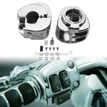 Chrome Hand Control Switch Housing Covers For Harley Touring Softail Sportster. Fixed Price $31.80.