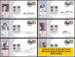 Victoria Cross & George Memorial Appeal Signed Covers - Multi Listing. Fixed Price $9.31.