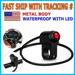 Waterproof Motorcycle Bicycle 7/8" Handlebar Headlight Fog On Off Switch. Fixed Price $8.95.