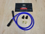 48" Straight Universal Blue Silicone Spark Plug Wire 8MM Kit Suppression Core. Fixed Price $18.99.
