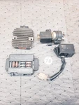 1986-87 Kawasaki ZL600, Lighting Sw, Turn Relay, Solenoid, Fuse Box, Regulator. Fixed Price $40.00.