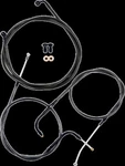 Choppers LA-8110KT-13M Cabl MN12-14"09-15FLST. Fixed Price $364.91.