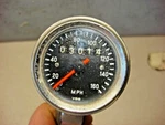 Vdo Speedometer 160 Mph Black Face W/ Bar Mount Chopper Bobber Cafe Custom Ahrma. Fixed Price $92.92.