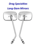 Drag Specialties Long Stem Mirrors Harley Sportster 883 1100 1200C Hugger. Fixed Price $56.95.