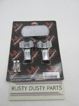 Choppers Harley 3" Chrome Handlebar Risers W/ Solid Top 0602-0614 LA-7442-03. Fixed Price $189.99.