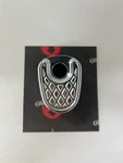 14- Current Eddie Trotta Design Harley- Dav Ignition Switch Cover, Platinum. Fixed Price $55.00.