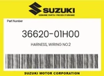 Suzuki Genuine Harness, Wiring NO.2 36620-01H00. Fixed Price $215.30.