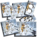 Native American Indian Chief White Horse Winter Light Switch Outlet Wall Plates. Fixed Price $21.59.