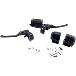 Drag Black 5/8" Master Cylinder Handlebar Control Kit Harley Big Twin Fx 84-95. Fixed Price $380.02.
