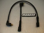Wire Set Spark Plug Harley Electronic Ignition Moroso 8MM Black Flh Flt 82-96. Fixed Price $22.00.