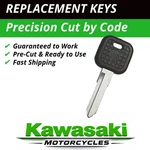 Kawasaki Motorcycle Keys Replacement Cut Code A141411-A144444. Fixed Price $11.99.