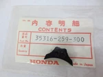 New Genuine Oem Honda 66 CB450 Knob Switch 35316-259-300. Fixed Price $21.99.