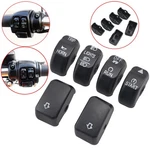 6 Hand Control Black Cap Kit For Harley Switchback Fld Wide Glide Fxdwg. Fixed Price $16.20.