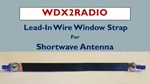 Antenna Wire Lead Through No Holes Keep Windows Locked Shortwave Radio. Fixed Price $11.99.