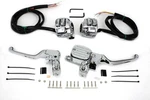 Chrome Handlebar Control Kit For Harley-davidson. Fixed Price $411.99.