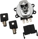 Drag Specialties Chrome Skull Ignition Switch 2106-0422. Fixed Price $99.83.