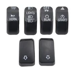 6PCS Black Hand Switch Housing Button Cover Cap For Harley Breakout Fxsb. Fixed Price $24.99.