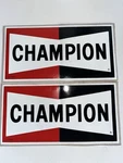 Nos Champion Racing Spark Plugs Decal Stickers Vintage 1970'S Camaro Nova Drag. Fixed Price $74.99.