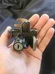 1980 Kawasaki Key Switch Helmet Lock. Fixed Price $40.00.