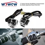Chrome 1" Handlebar Control Switches+ Wiring Harness For Harley Sportster Dyna. Fixed Price $27.19.