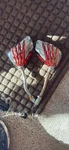 Red Skeleton Hand Mirrors, RY50QT-21 Model Moped. Fixed Price $20.00.