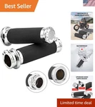 Heavy-duty 1 Inch Motorcycle Handlebar Grips For Harley Superior & Feel. Fixed Price $34.78.