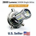 Premier High/lo Led Headlight Bulb For Kawasaki Motorcycle 92069-0050 12V 60/55W. Fixed Price $17.99.