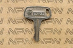 Nos Suzuki Motorcycle Double Groove Ignition Lock Key #42124. Fixed Price $10.11.