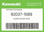 Kawasaki Genuine Clamp,cooling Hose 92037-1589. Fixed Price $18.01.