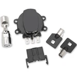 Drag Specialties Black Ignition Switch & Fork Lock 11-17 Harley Softail Flstf. Fixed Price $114.19.