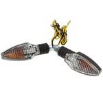 Compass Clear Black Universal Light Motorcycle Stem Stalk Turn Signal Marker. Fixed Price $17.74.